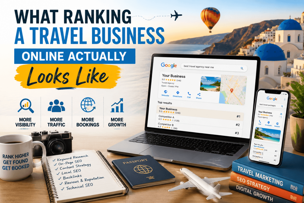 How We Help Tour & Travel Businesses Rank Online